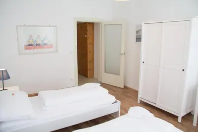 Ein Bett oder Betten in einem Zimmer der Unterkunft Vienna4you App 10 you are welcome