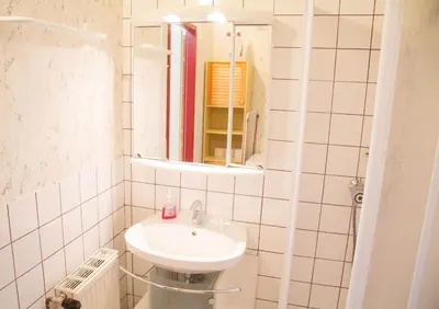 Ein Badezimmer in der Unterkunft Vienna4you App 10 you are welcome