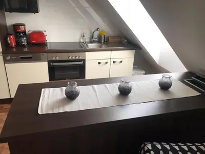 Küche/Küchenzeile in der Unterkunft Vienna Canaletto Apartments Wien
