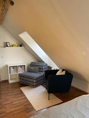 Ein Sitzbereich in der Unterkunft Vienna Canaletto Apartments Wien