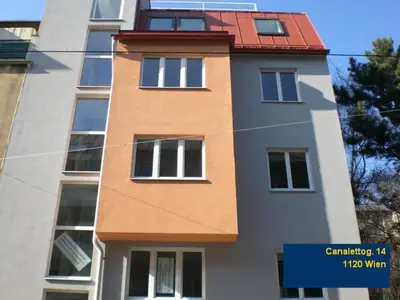 Das Gebäude in dem sich die Ferienwohnung befindet
