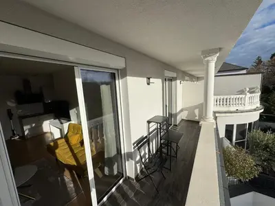 Ein Balkon oder eine Terrasse in der Unterkunft 25h SPA-Residenz POOLs IN & OUT, private Garden or Balcony