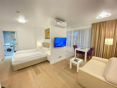 Ein Bett oder Betten in einem Zimmer der Unterkunft Steiner Residences Vienna Vorgartenstrasse
