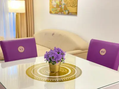 Ein Sitzbereich in der Unterkunft Steiner Residences Vienna Vorgartenstrasse