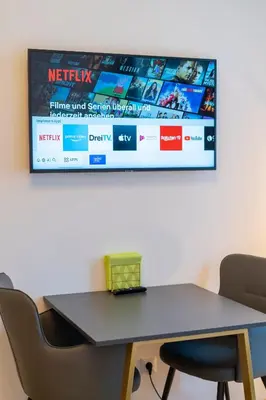 TV/Unterhaltungsangebot in der Unterkunft josef's home I Renaissance Studio