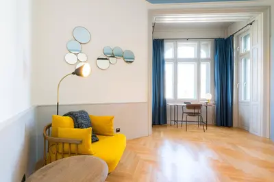 Ein Sitzbereich in der Unterkunft Vienna Residence, City Hall - Parliament