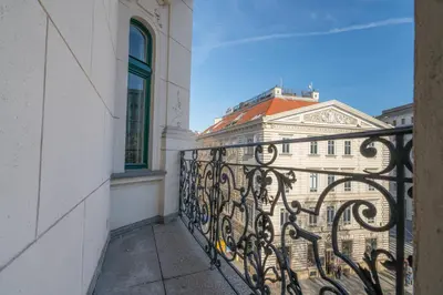 Ein Balkon oder eine Terrasse in der Unterkunft Vienna Residence, City Hall - Parliament