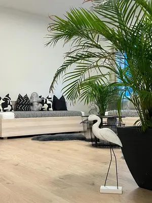 Grundriss der Unterkunft Lieblingsplatz Neusiedl - Modern Stylish Apartments - Free Parking Burgenland Card - 10 min to Designer Outlet Parndorf and Lake Neusiedl