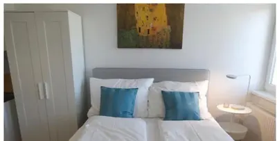 Ein Bett oder Betten in einem Zimmer der Unterkunft Between Schönbrunn and the City Center l LF31