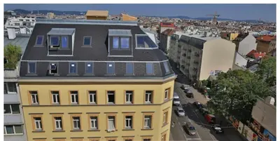 Ein allgemeiner Blick auf Wien oder ein Stadtblick von der Ferienwohnung aus