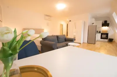 Küche/Küchenzeile in der Unterkunft Chic & Central l LF40