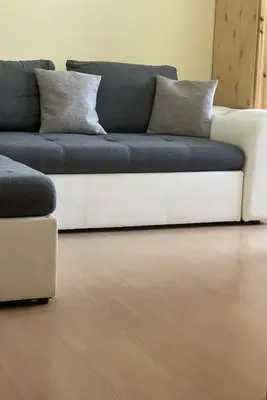 Ein Sitzbereich in der Unterkunft Gästehaus Auer Fritzi