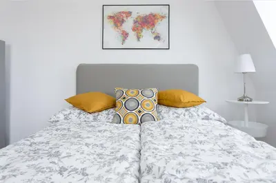 Ein Bett oder Betten in einem Zimmer der Unterkunft Ultimativer Urbaner Luxus l LF39