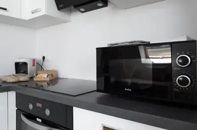 Küche/Küchenzeile in der Unterkunft Ultimativer Urbaner Luxus l LF39