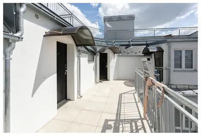 Ein Balkon oder eine Terrasse in der Unterkunft Das Highline Penthouse l LF45