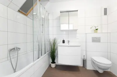 Ein Badezimmer in der Unterkunft Skyline Penthouse l LF44
