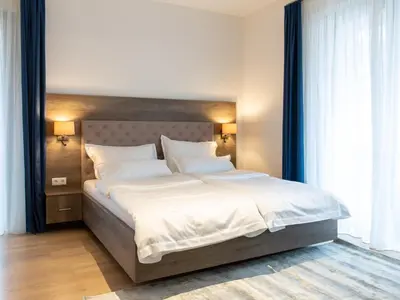 Ein Bett oder Betten in einem Zimmer der Unterkunft Premium Green Apartments Vienna