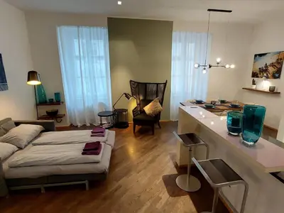 Ein Bett oder Betten in einem Zimmer der Unterkunft Apartment Inner City by Interhome
