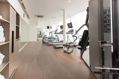 Das Fitnesscenter und/oder die Fitnesseinrichtungen in der Unterkunft MAXX by Steigenberger Vienna