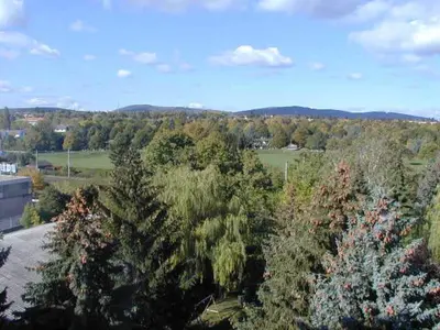 Naturlandschaft in der Nähe des Hostels