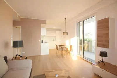 Küche/Küchenzeile in der Unterkunft Your Living Vienna CBD