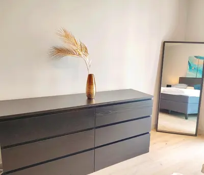 Ein Bett oder Betten in einem Zimmer der Unterkunft Design Apartment Vienna City Center - free parking!