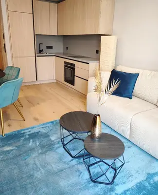 Küche/Küchenzeile in der Unterkunft Design Apartment Vienna City Center - free parking!