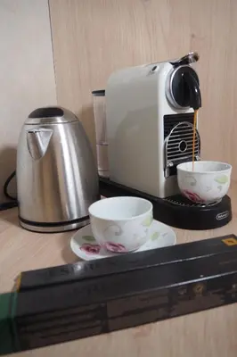 Kaffee-/Teezubehör in der Unterkunft Weghuberhof Ferienwohnungen