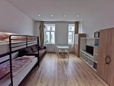 Ein Bett oder Betten in einem Zimmer der Unterkunft Vienna Prater Apartments