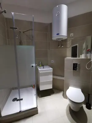 Ein Badezimmer in der Unterkunft Vienna Prater Apartments