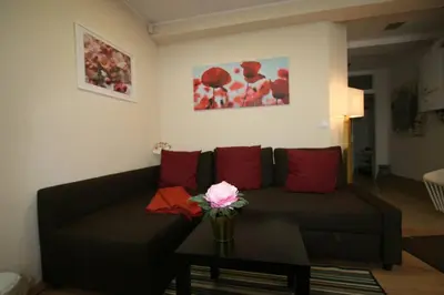 Ein Sitzbereich in der Unterkunft Vienna City Domizil - Apartment