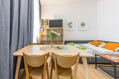 TV/Unterhaltungsangebot in der Unterkunft TRENDY VIENNA by JR City Apartments
