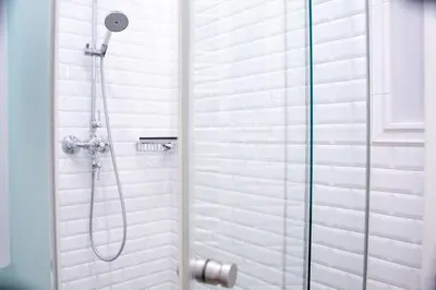 Ein Badezimmer in der Unterkunft Stilvolles Apartment in zentraler Lage