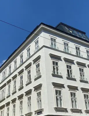 Das Gebäude in dem sich die Ferienwohnung befindet