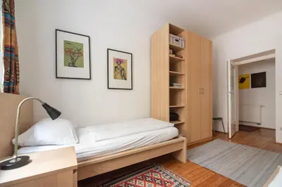 Ein Bett oder Betten in einem Zimmer der Unterkunft Im Herzen von Wien