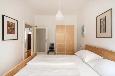Ein Bett oder Betten in einem Zimmer der Unterkunft Im Herzen von Wien