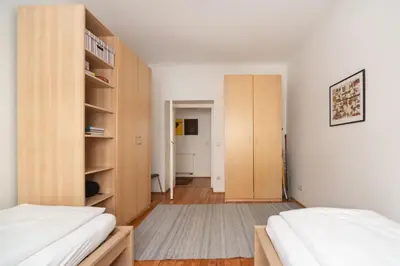 Ein Bett oder Betten in einem Zimmer der Unterkunft Im Herzen von Wien