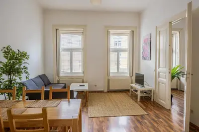 Ein Sitzbereich in der Unterkunft Vienna City Apartments Unteres Belvedere