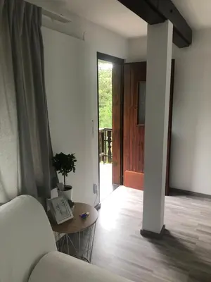 Ein Sitzbereich in der Unterkunft Villa Rafael