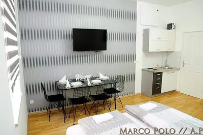 Küche/Küchenzeile in der Unterkunft MarkoPolo Apartments