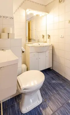 Ein Badezimmer in der Unterkunft Weissenbacherhof