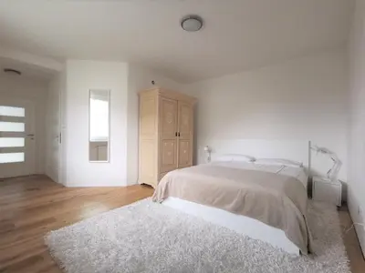 Ein Bett oder Betten in einem Zimmer der Unterkunft LieblingsOrt