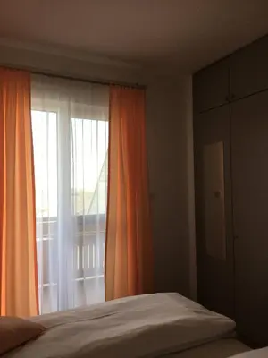 Ein Bett oder Betten in einem Zimmer der Unterkunft Pension Seeblick Latzko