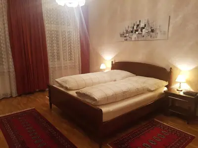 Ein Bett oder Betten in einem Zimmer der Unterkunft Gally Apartments Vienna