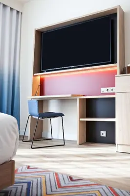 TV/Unterhaltungsangebot in der Unterkunft Hampton By Hilton Vienna Messe