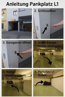 Grundriss der Unterkunft Design-Apartment mit Klimaanlage & Top-Anbindung an der U1