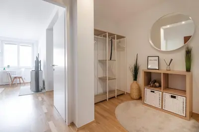 Grundriss der Unterkunft Modern, bright Studio -close to the center in a quiet area