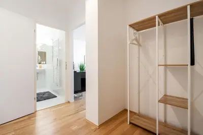 Grundriss der Unterkunft Modern, bright Studio -close to the center in a quiet area