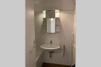 Ein Badezimmer in der Unterkunft Mitten im Achten. Zentrale Wohnung in Wien