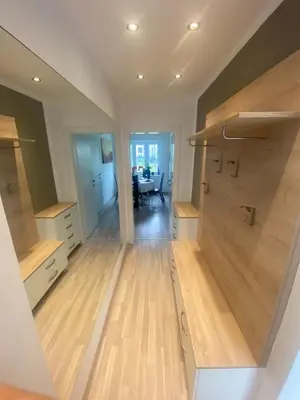 Ein Badezimmer in der Unterkunft Einfamillienhaus